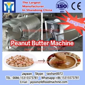 Compact floor space peanut butter making machine