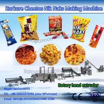 Hot sale fully automatically Fried corn curl food extruder machine
