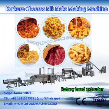  corn chips puffs snack food produciton line extruder machines tested for India customers