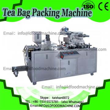 Automatic inner and outer tea bag packing machine with thread and tag