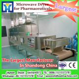 Conti tunnel type microwave dryer and sterilizing machine for herb