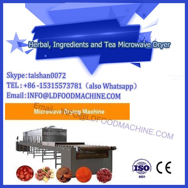 Tunnel type industrial microwave moringa leaf drying/ tobacco leaf dryer machine #1 image
