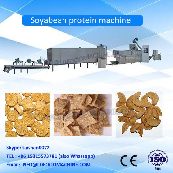 Vegetarian / textured soy vegetable making machineSoya Meat Textured protein machine /Textured Soy Protein making Machine #1 image