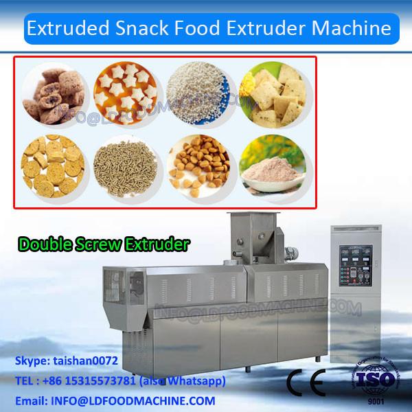 corn puff snacks food making machine /corn inflating snacks extrusion machine #1 image