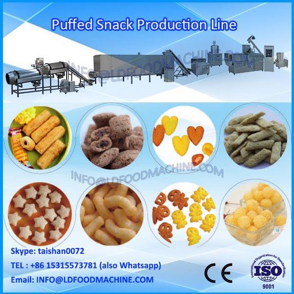 Automatic corn puff snack food extrusion machine/processing/production line #1 image