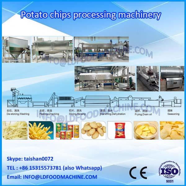 100kg/h snack machine semi automatic frozen french fries processing plant/ potato chips production line #1 image