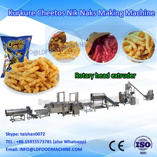 Corn stick puff extruder to make Cheetos Nik Nak snack food for sale CE certifiacted #1 image