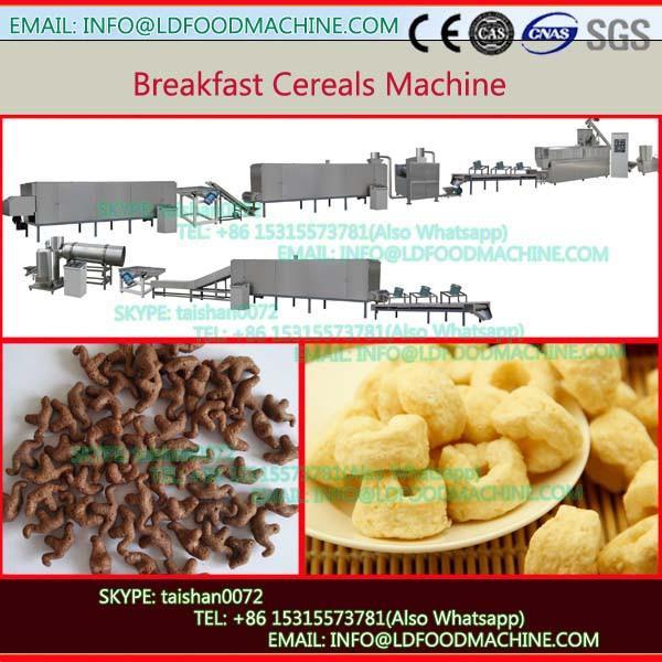 Twin-Screw Breakfast Cereal Machine/ Double-Screw Corn Flakes Extruder Process Line with CE in 150~350kg/h of Jinan LD #1 image