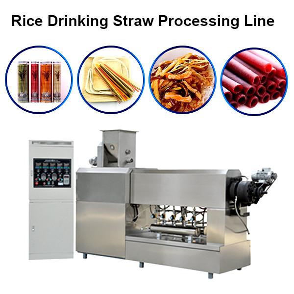 304 Stainless Steel Edible Rice Drinking Straws / Pasta / Rice Straws High Quality Disposable Straw Machine #3 image